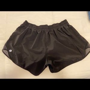 Lululemon Black Hottie Hot Shorts
